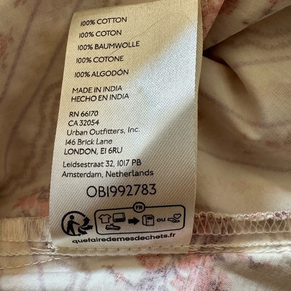 NWT FREE PEOPLE Printed Gaia Skirt Large - Picture 11 of 11